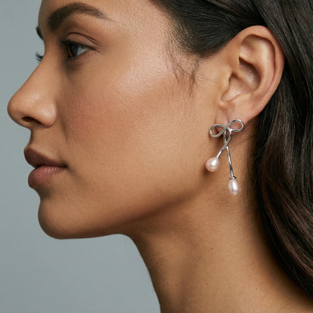 Ethereal Pearl Drop Earrings