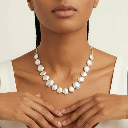 Lunar Pearl bubbel Necklace