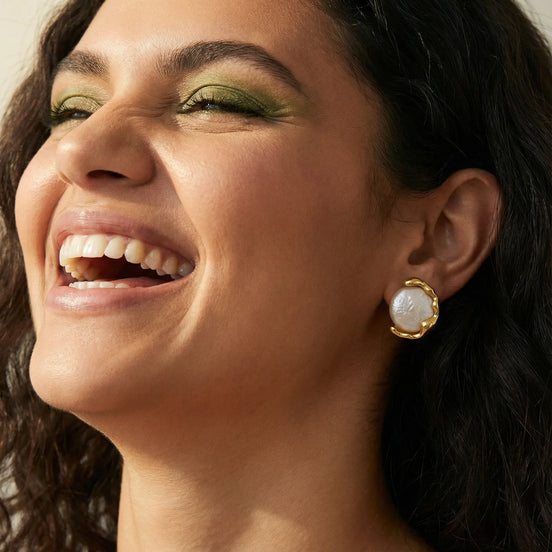 Pearl Embrace Studs